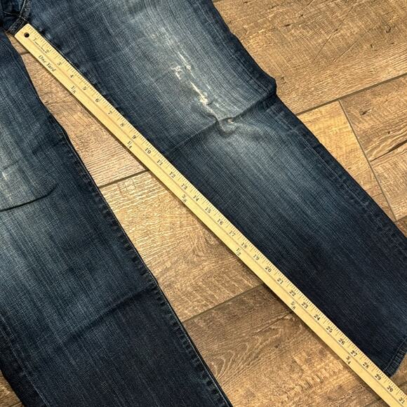 7 For All Mankind Men's Austyn Relaxed Straight Leg Jeans Medium Wash Size 34 - Picture 4 of 10